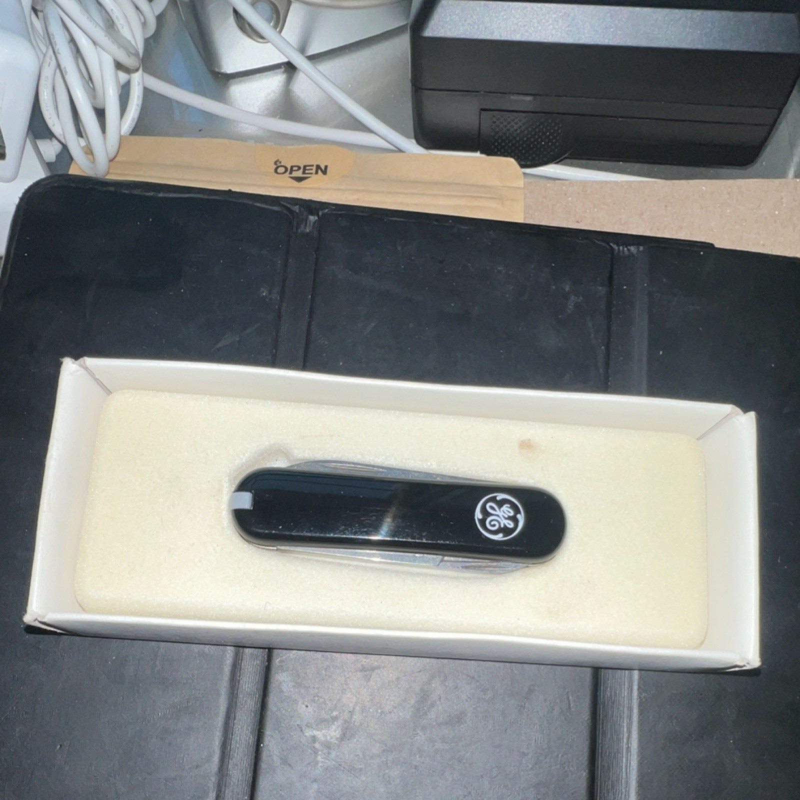Victorinox Black Stainless Steel Multi-Tool Knife, Scissors, Nail File