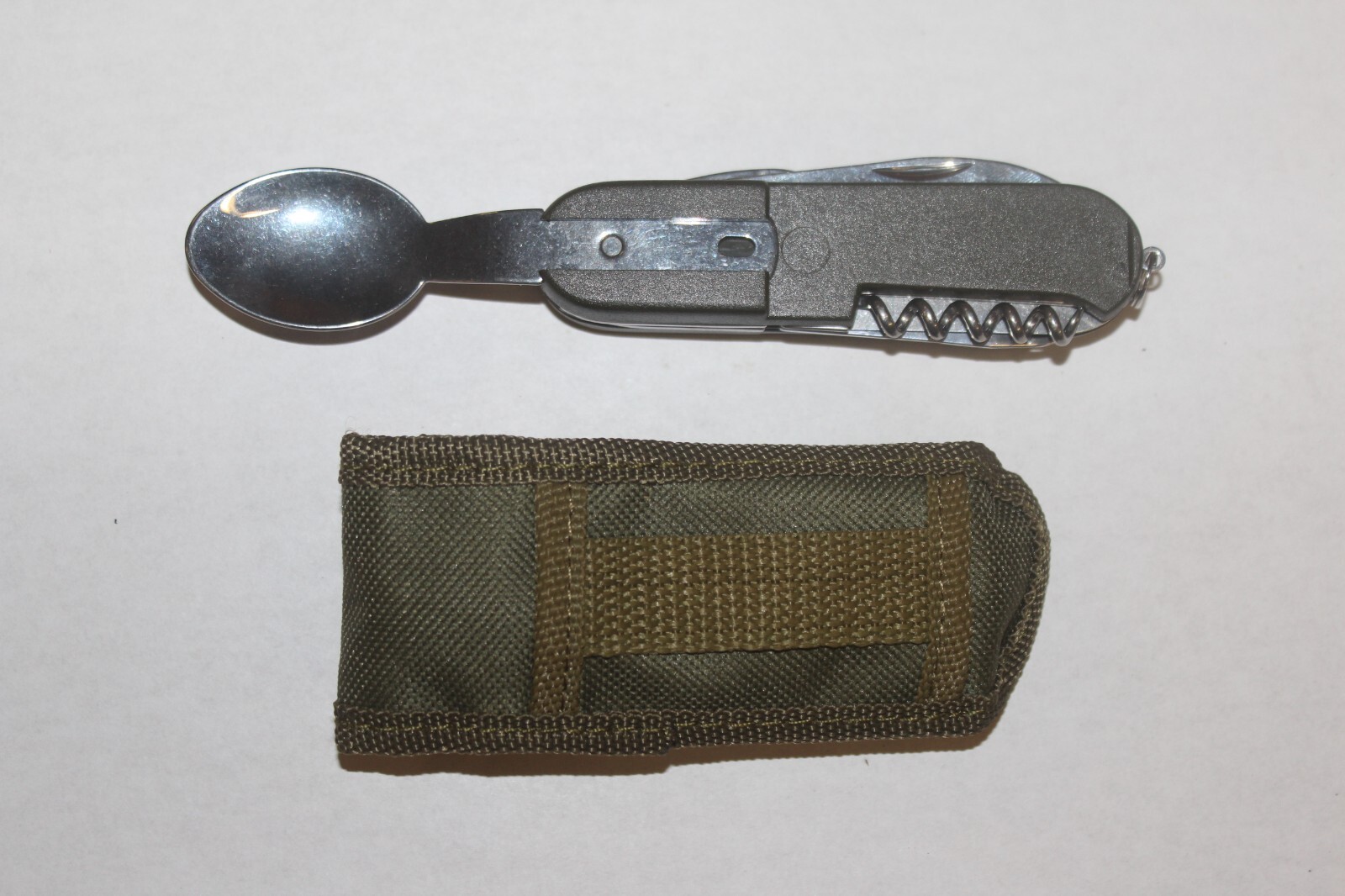 Camping Eating Utensil Set Pocket Knife with pouch #BINC432