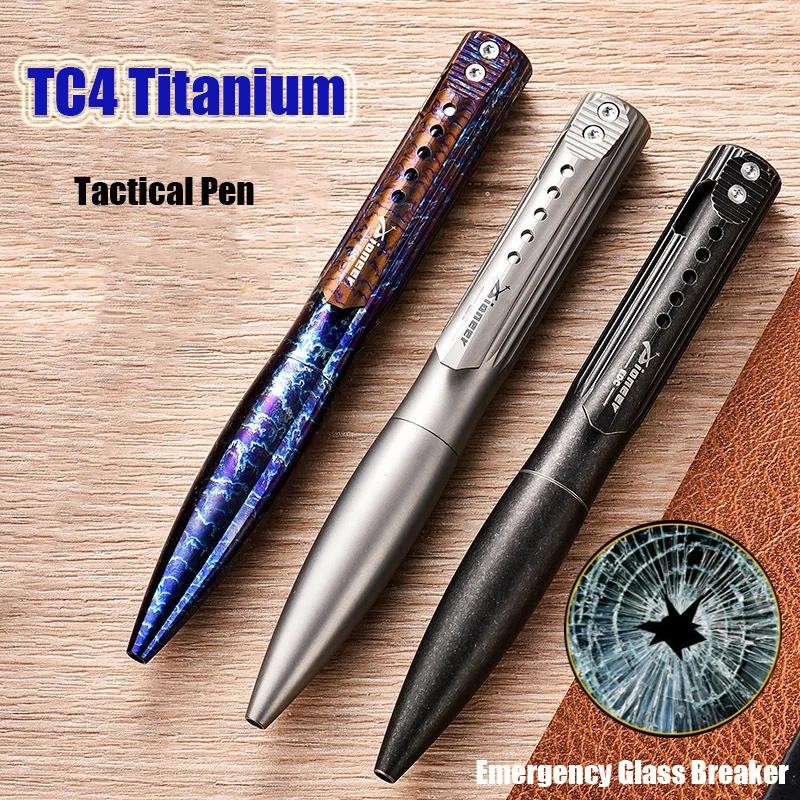 Titanium Edc Tactical Pen – Multifunction Survival Writing Tool & Glass Breaker