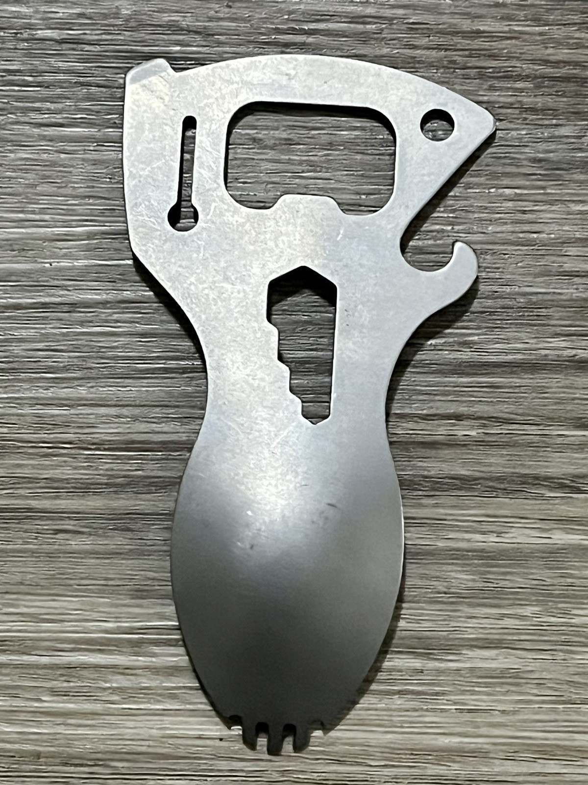 Eddie Bauer Multi-Tool Spork Outdoor Backpacking Knife Can Opener Screwdriver