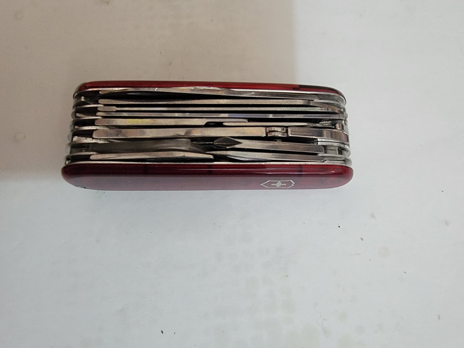 Victorinox Swiss Champ Red Swiss Army Knife 15+ Tools Scissors Corkscrew