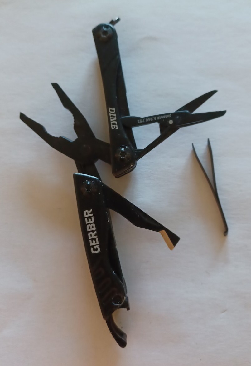 Gerber Dime Multi-Tool, Black, 9-tools, everyday carry, Very nice