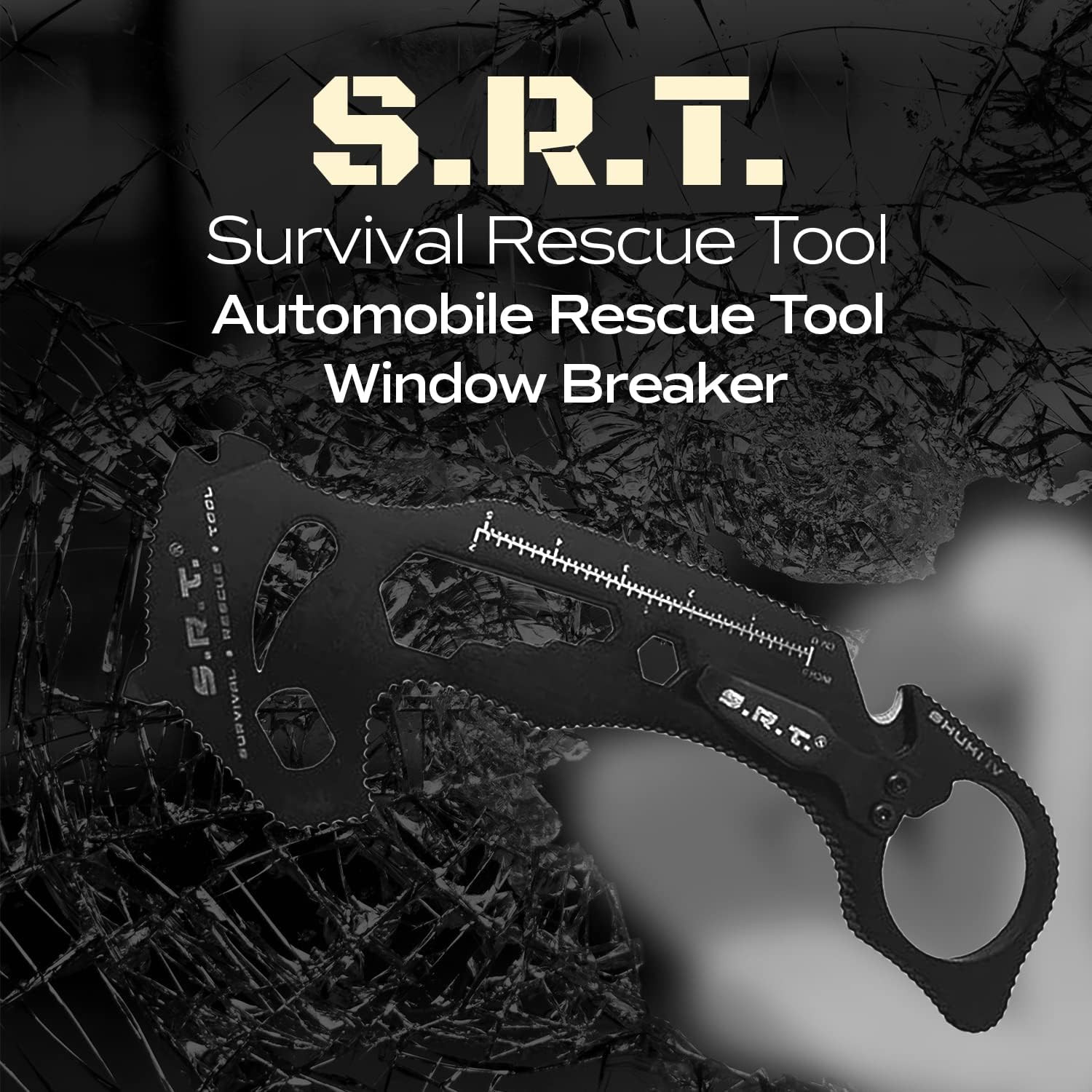 Survival Rescue Tool – 14 Function Premium Rescue Multitool for Everyday Carry P
