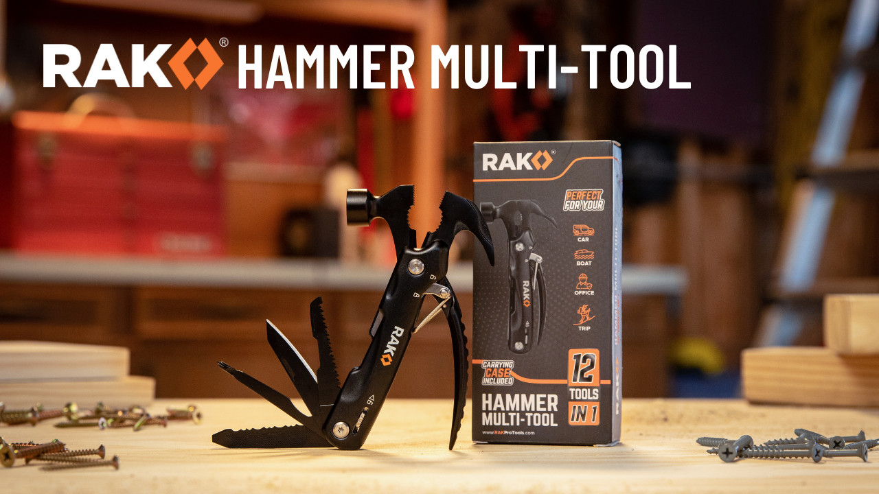 Compact Multitool Hammer – Unique Birthday Gifts for Men – Survival Gear & Campi