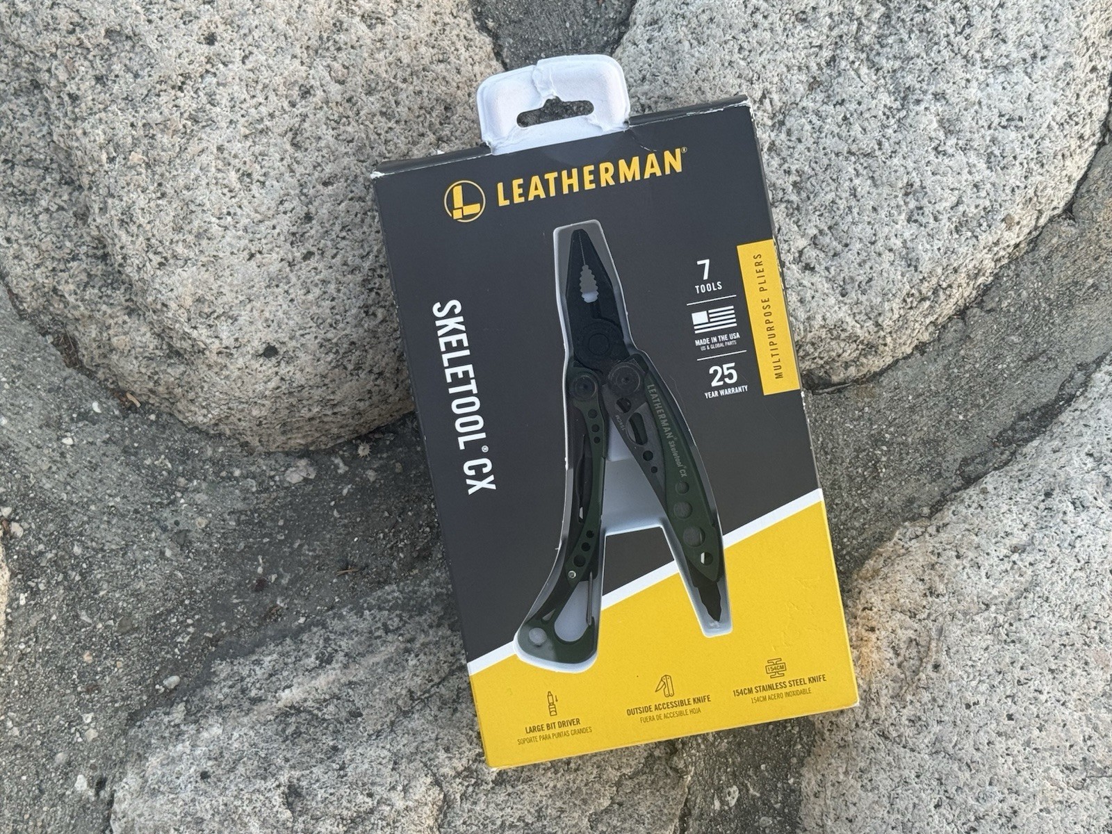 LEATHERMAN SKELETOOL CX OD Green 7 tools multi-tool NIB