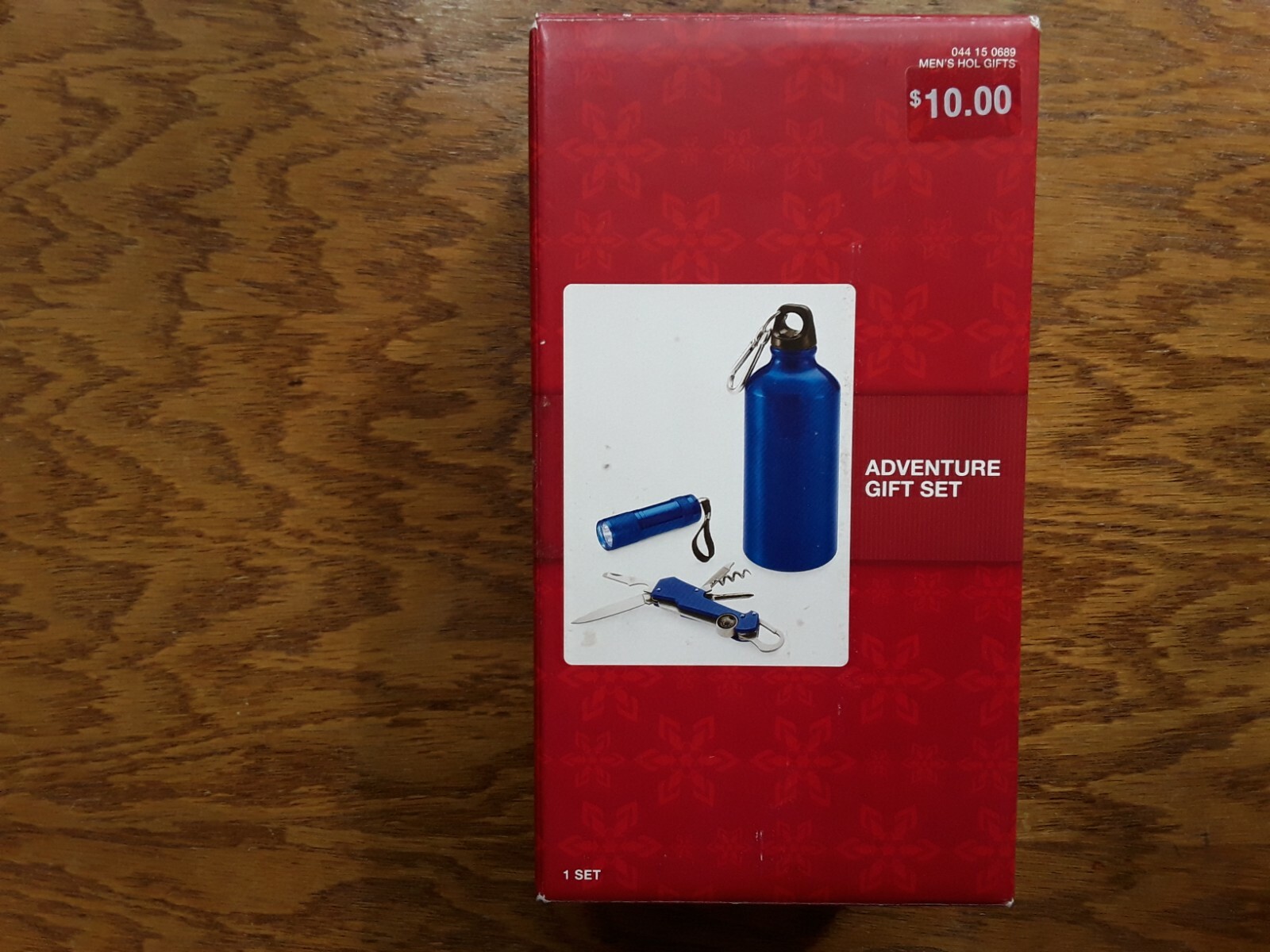 Adventure Gift Set water bottle Led flashlight utility tool hike camp sport