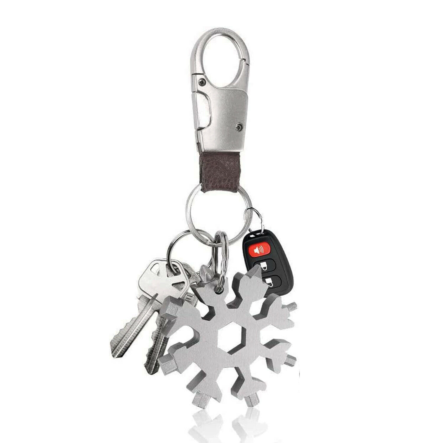 3 PCS 18-in-1 Snowflake Multi-Tool Carbon Steel Multitool Screwdriver Opener