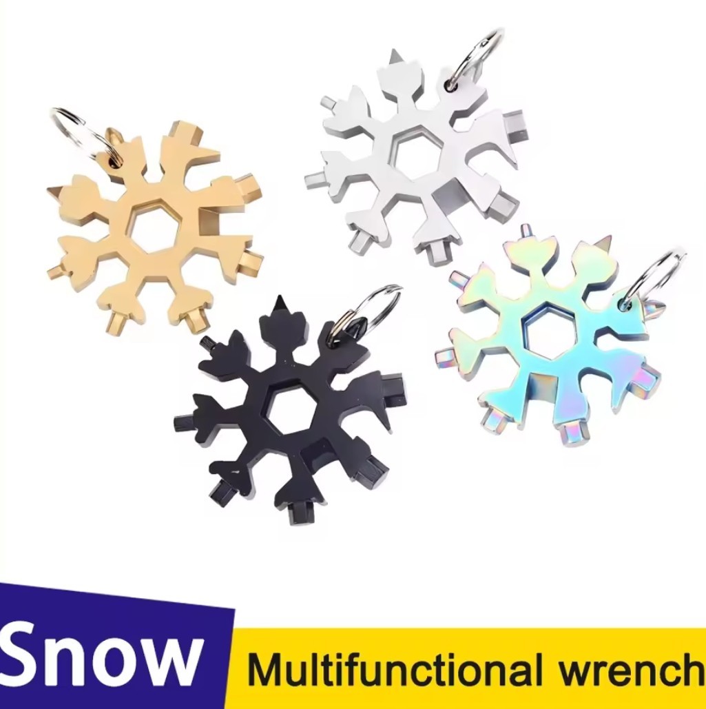 18-in-1 Snowflake Multi Tool Outdoor Camping Travel Camping Adventure Daily…