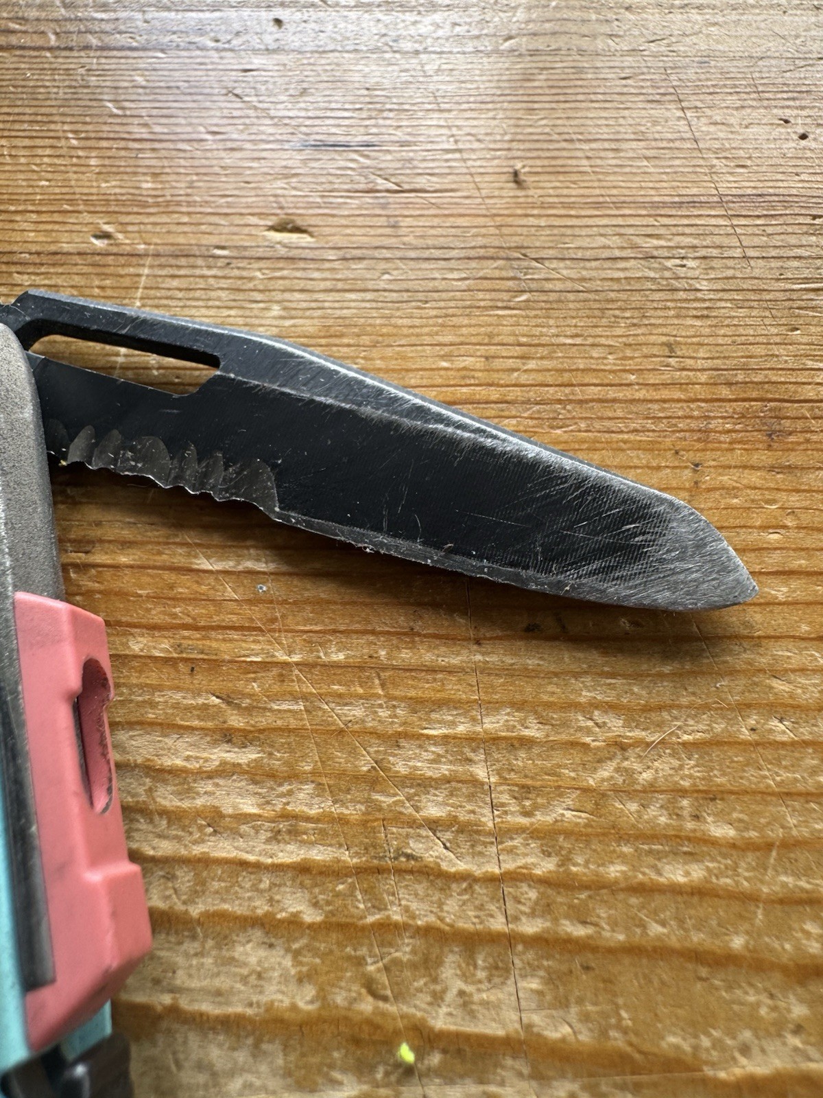 LEATHERMAN SIGNAL Coyote Aqua/Black USA Combo Blade 19 Tools – Used Ferro Rod