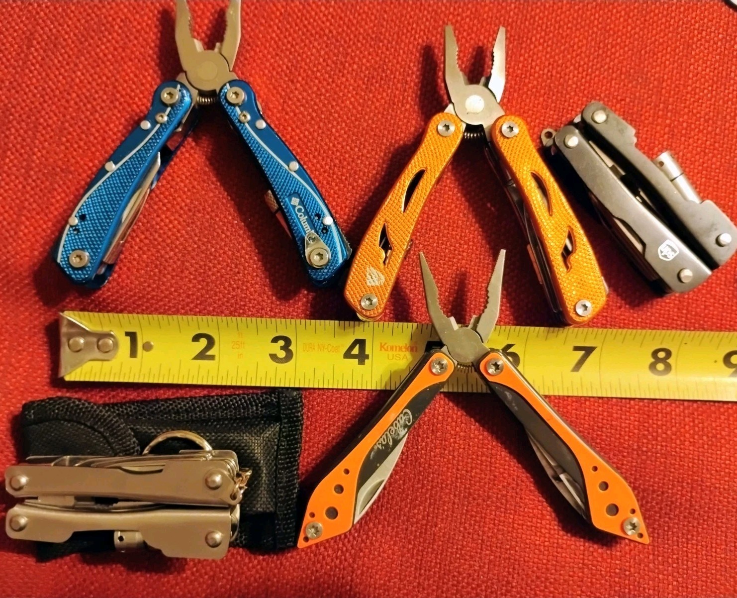 Multitool smaller size 14pc lot working EDC camping Cabelas flashlight Columbia