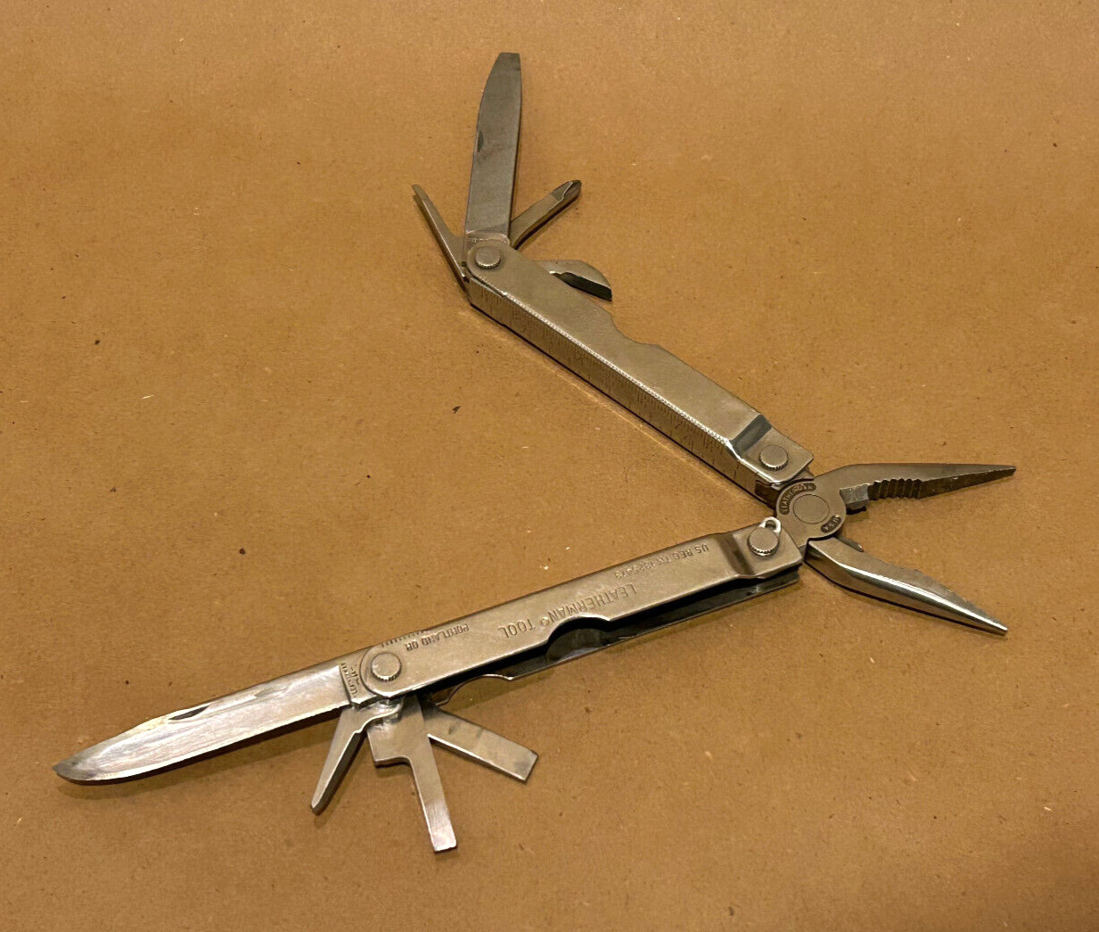 Leatherman PST Hand Held Multi-Tool/Pocket Survival Tool, Stainless Steel