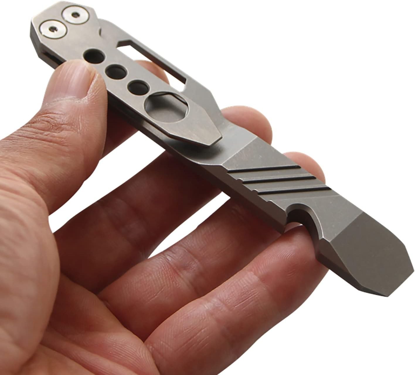 Titanium Pry Bar Outdoor Prybar EDC Wrench Bottle Opener Multi-function tool …