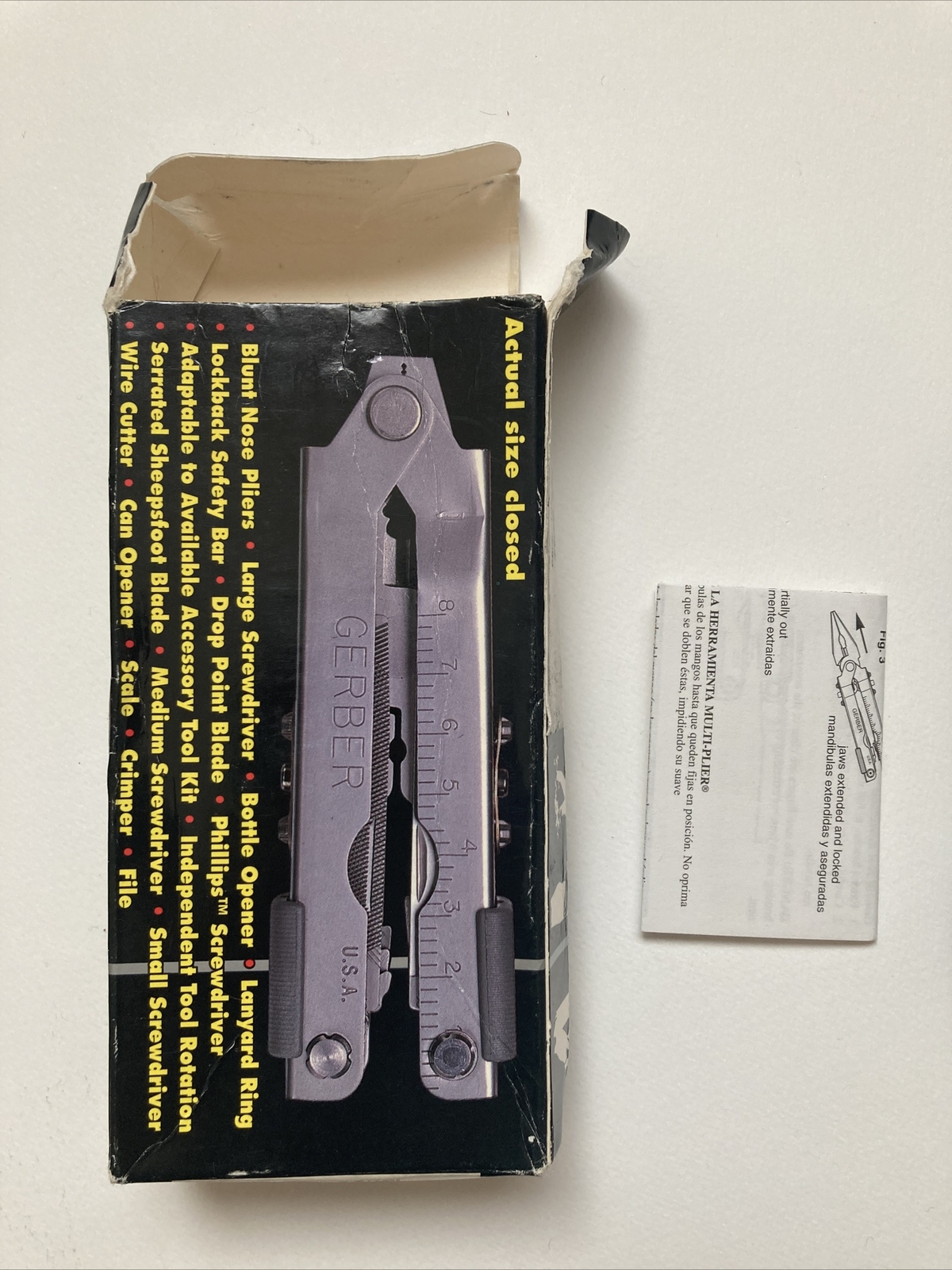 Gerber Multi-Plier 600 Blunt Nose 07500 Retired Collectible New