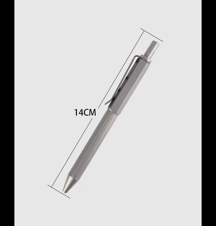 Titanium Alloy Mini Portable Pen Collectible Write Signature EDC Multi-Tool Pen