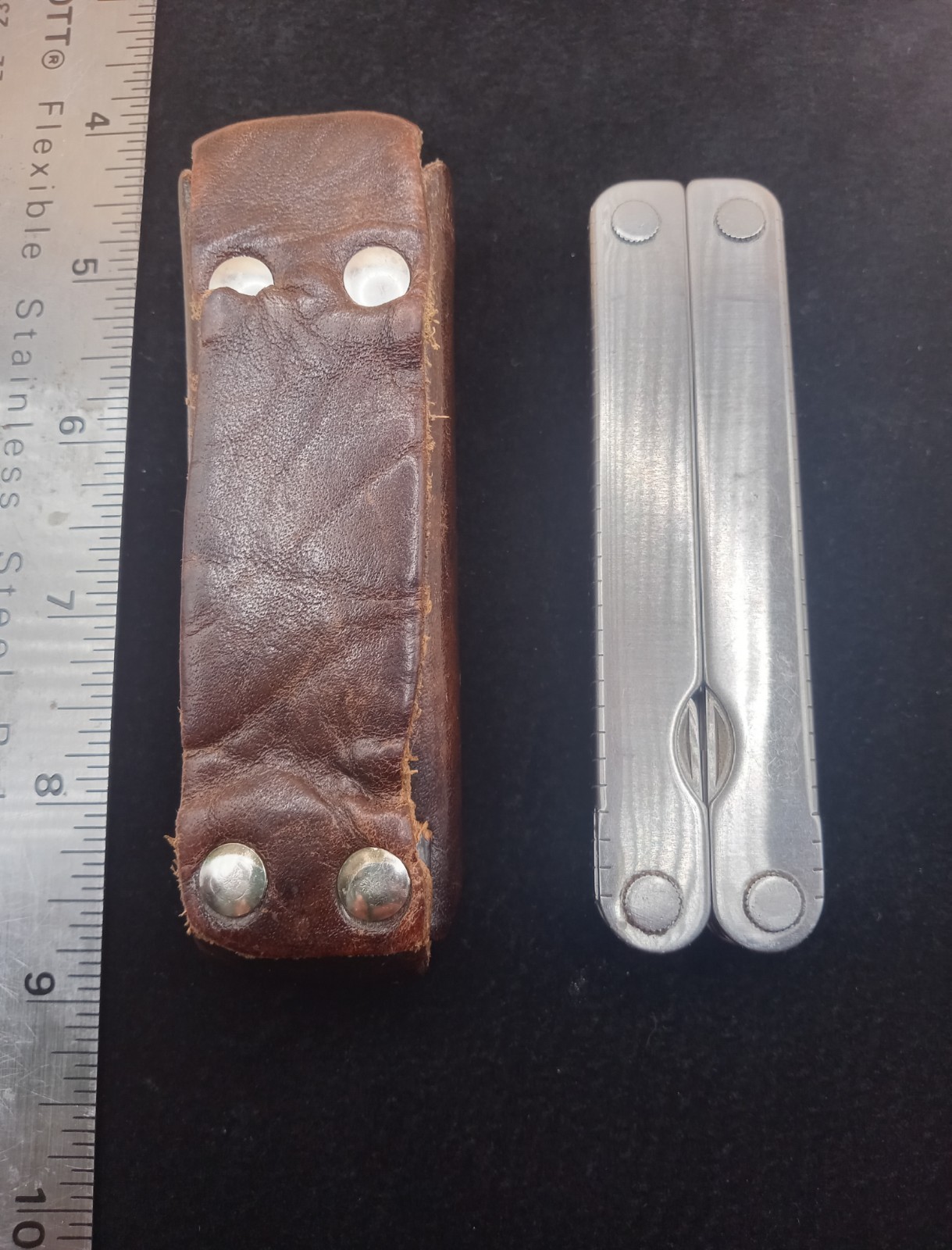 Vintage Leatherman PST Multi Tool W/ Leather Sheath June 1993 Date Code
