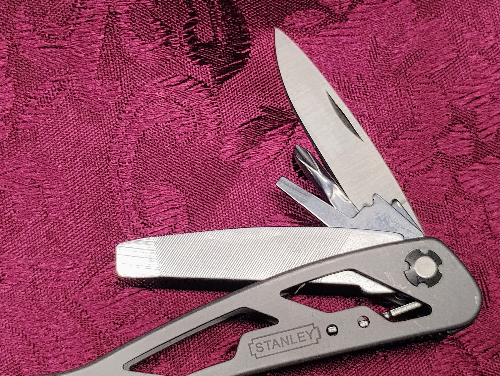 Stanley Multi Tool Pocket Knife Fishing Hunting Shooting Fix-it Pliers Sheath