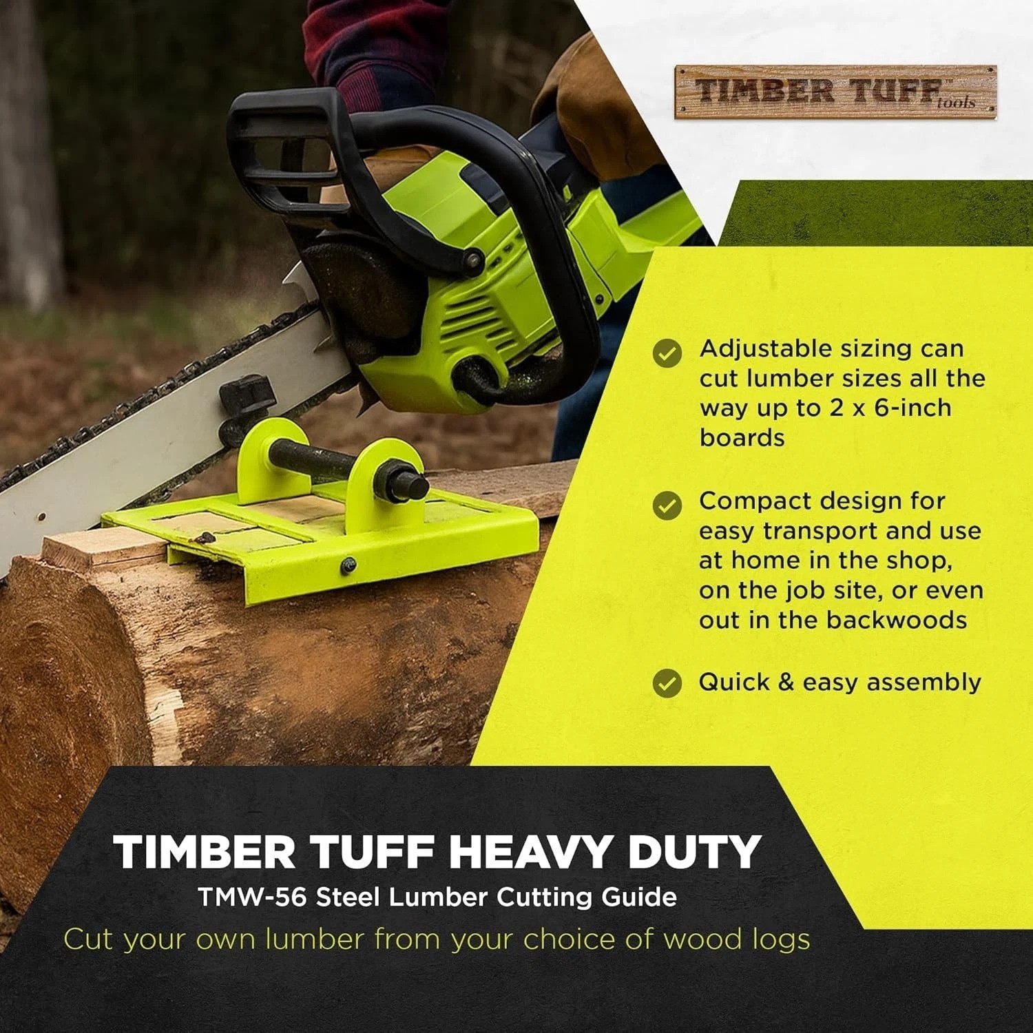 Durable Steel Lumber Cutting Guide for Versatile Timber Projects
