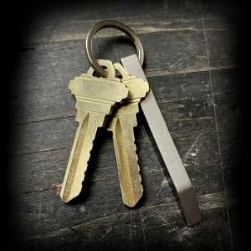Small Stainless Steel Key Chain Prybar – Heavy Duty EDC Tool for Every Day Carry