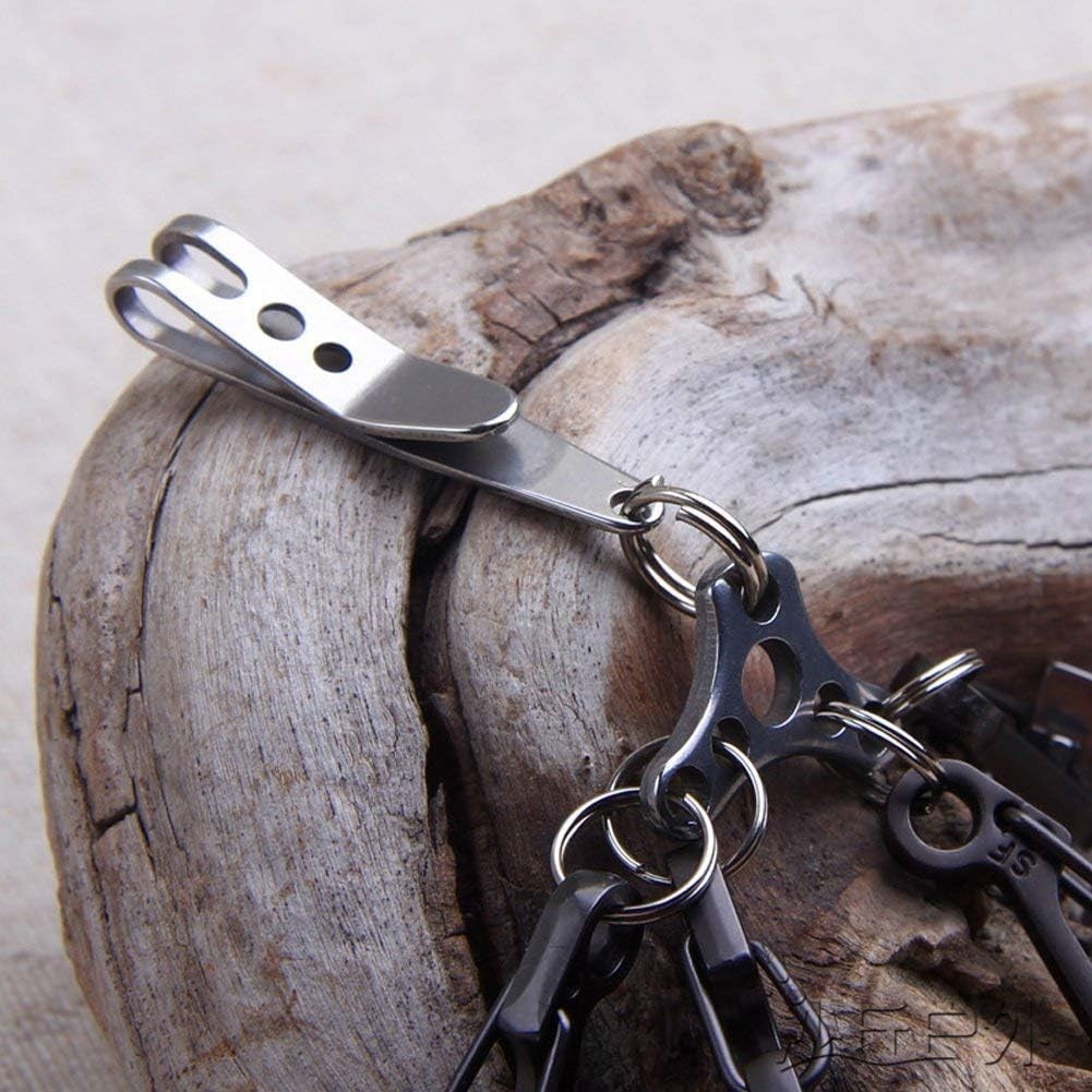 Deep Carry Pocket Clip Nano2 Pack, Stainless Steel Multi-Purpose Suspension C…