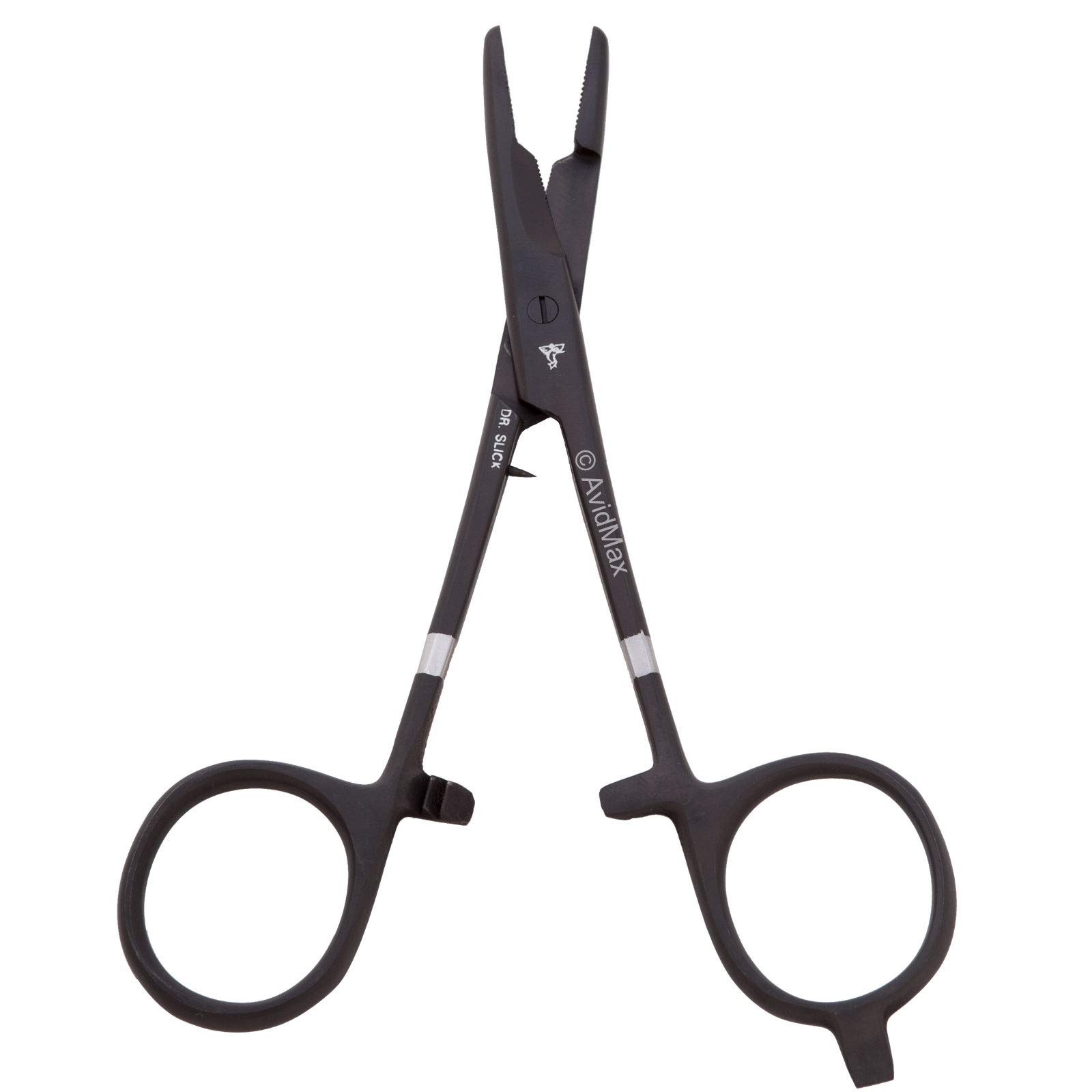 5.5 Inch Black Scissors Mixed Jaw Design Detachable Shank Multi Tool for Anglers