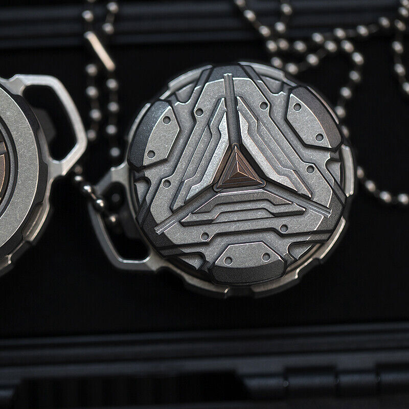 EDC Titanium Alloy Waterproof Case Portable Storage Sealed Medicine Box Pendant