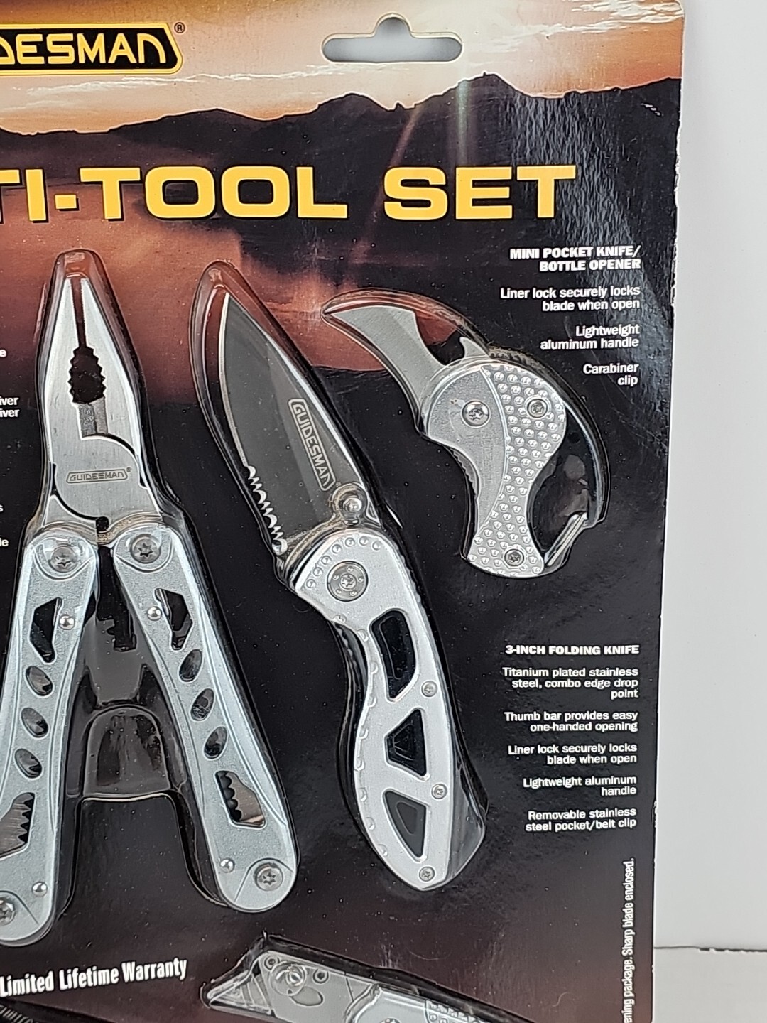 Guidesman 5 Piece Multi-tool set – Nylon Pouch With Belt Loop 243-2859