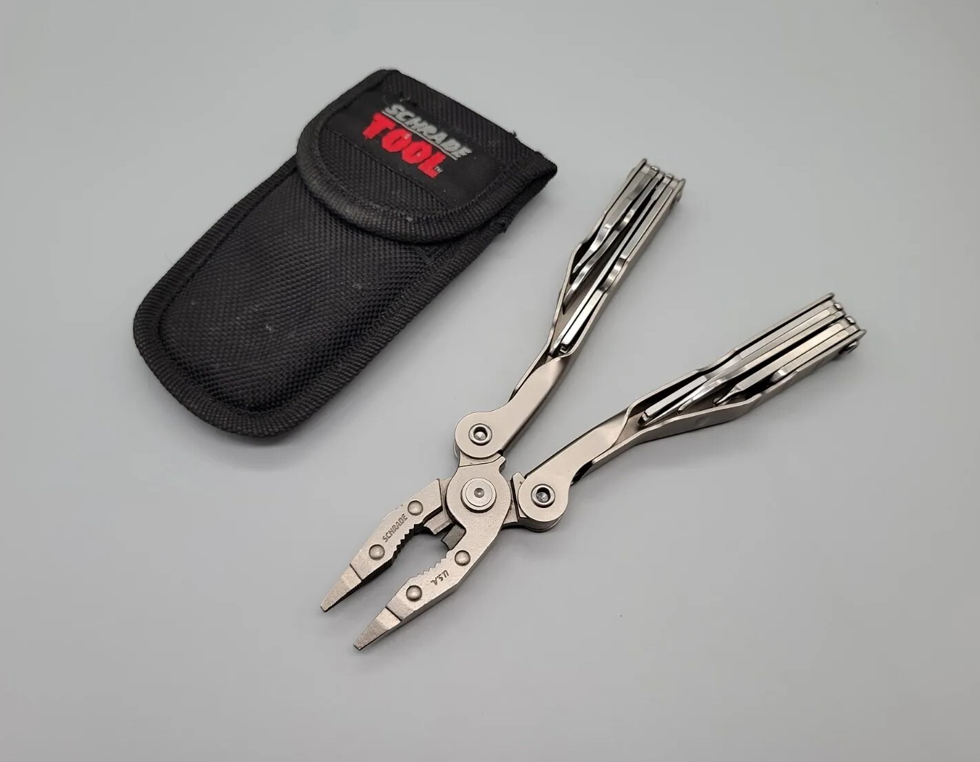 Schrade Tough Tool ST1 Multi-tool w/ SHEATH USA Version * Engraved