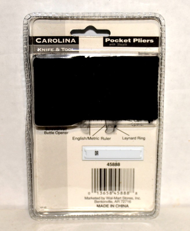 Carolina Knife and Tool Pocket Pliers with Sheath – 14 Tools in One – #45888
