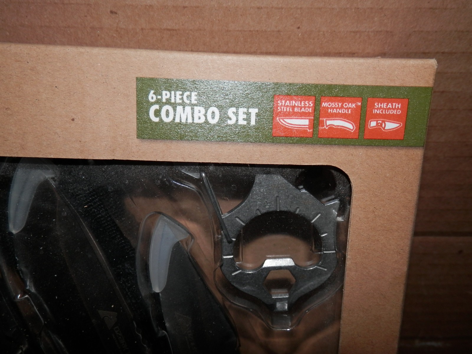 Ozark Trail 6 Piece Combo Knife set Sharpener 7-1 multi-function tool & more