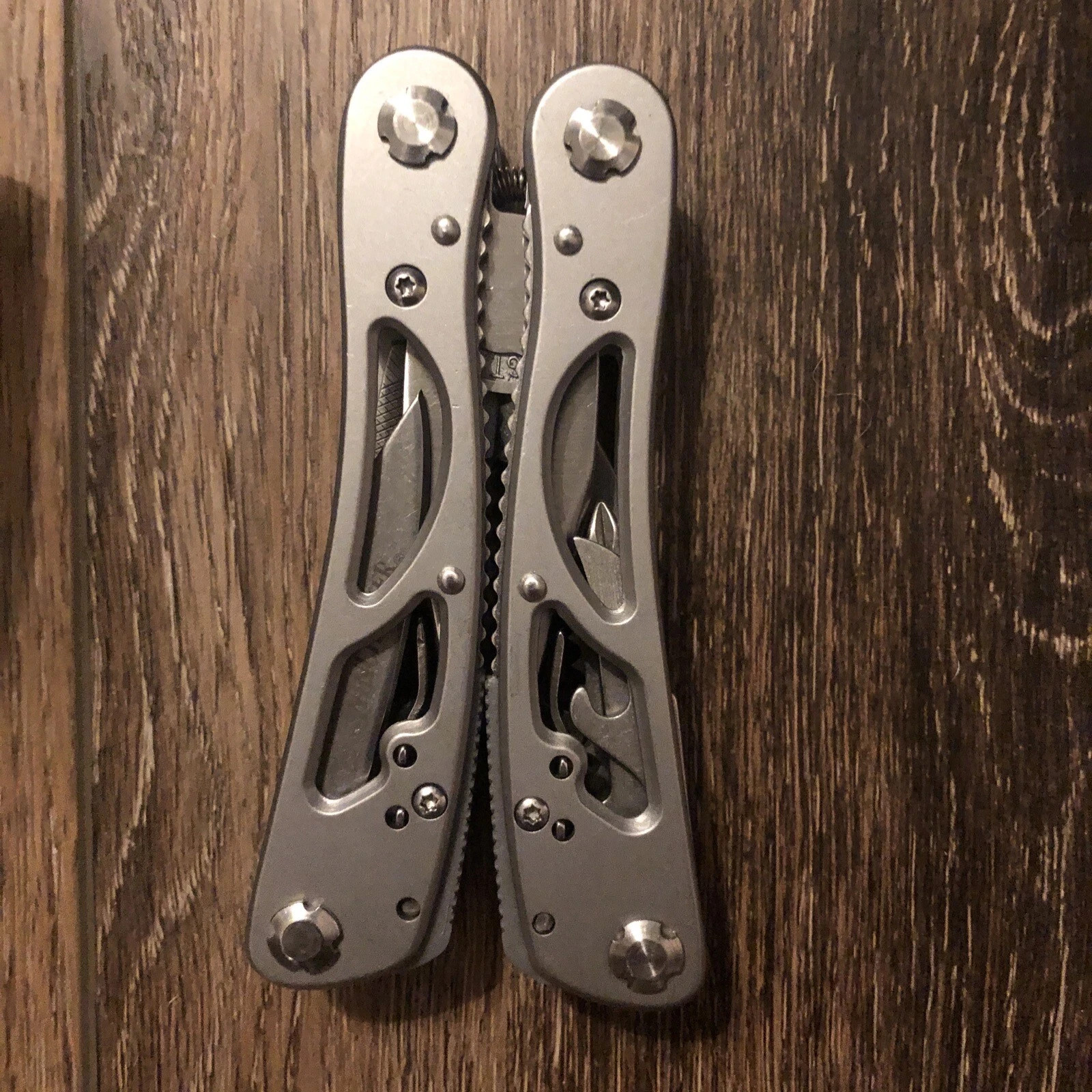Lot of 2 Winchester Multi-Tools: Winframe & 2CR Wood Handle with Sheaths & Bits