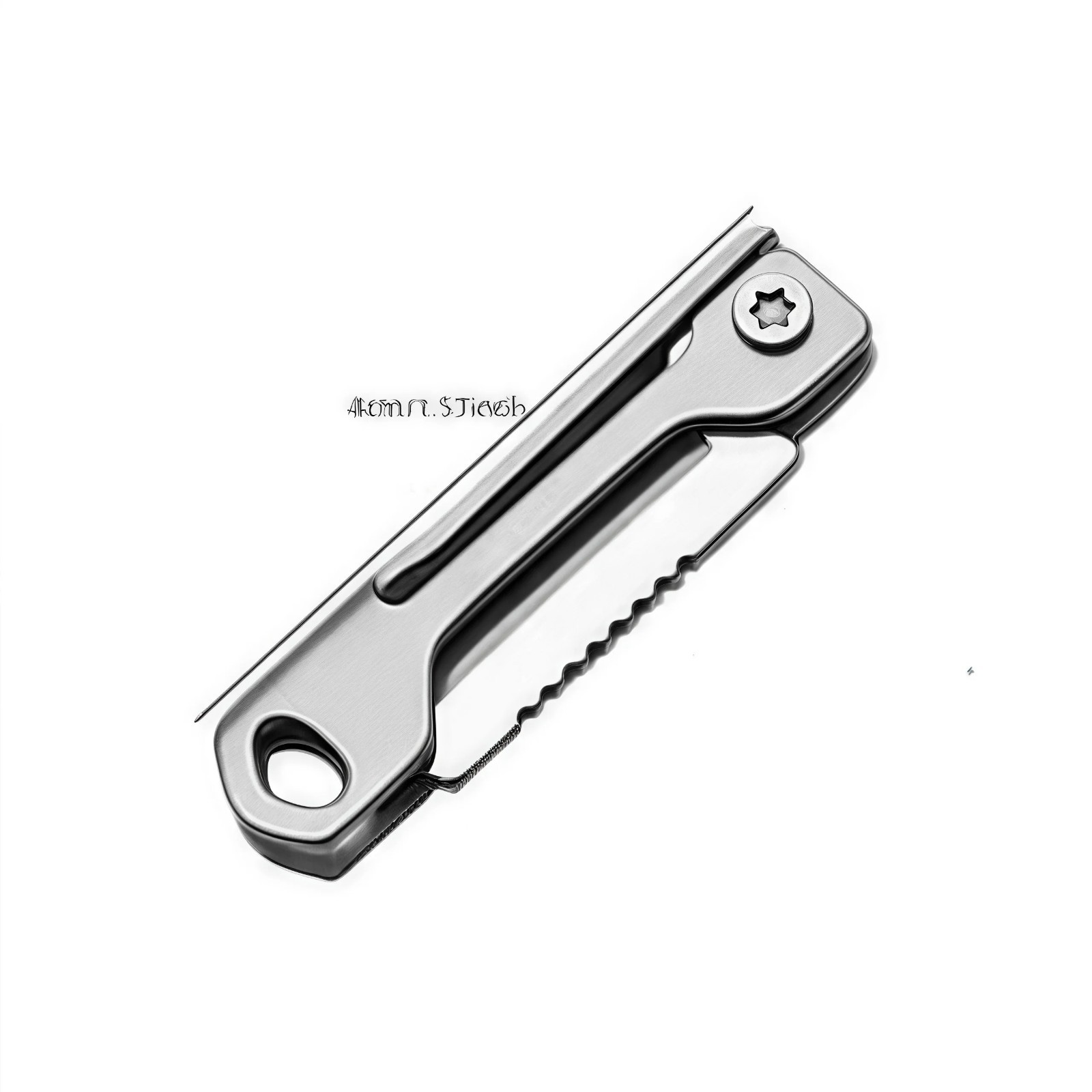 Mini Stainless Steel Folding Knife EDC Pocket Keychain Tool Camping Multi-Tool