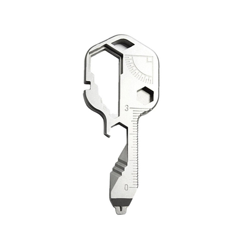 24 in 1 Multitool Pocket Tool Keychain Bottle Opener Ruler