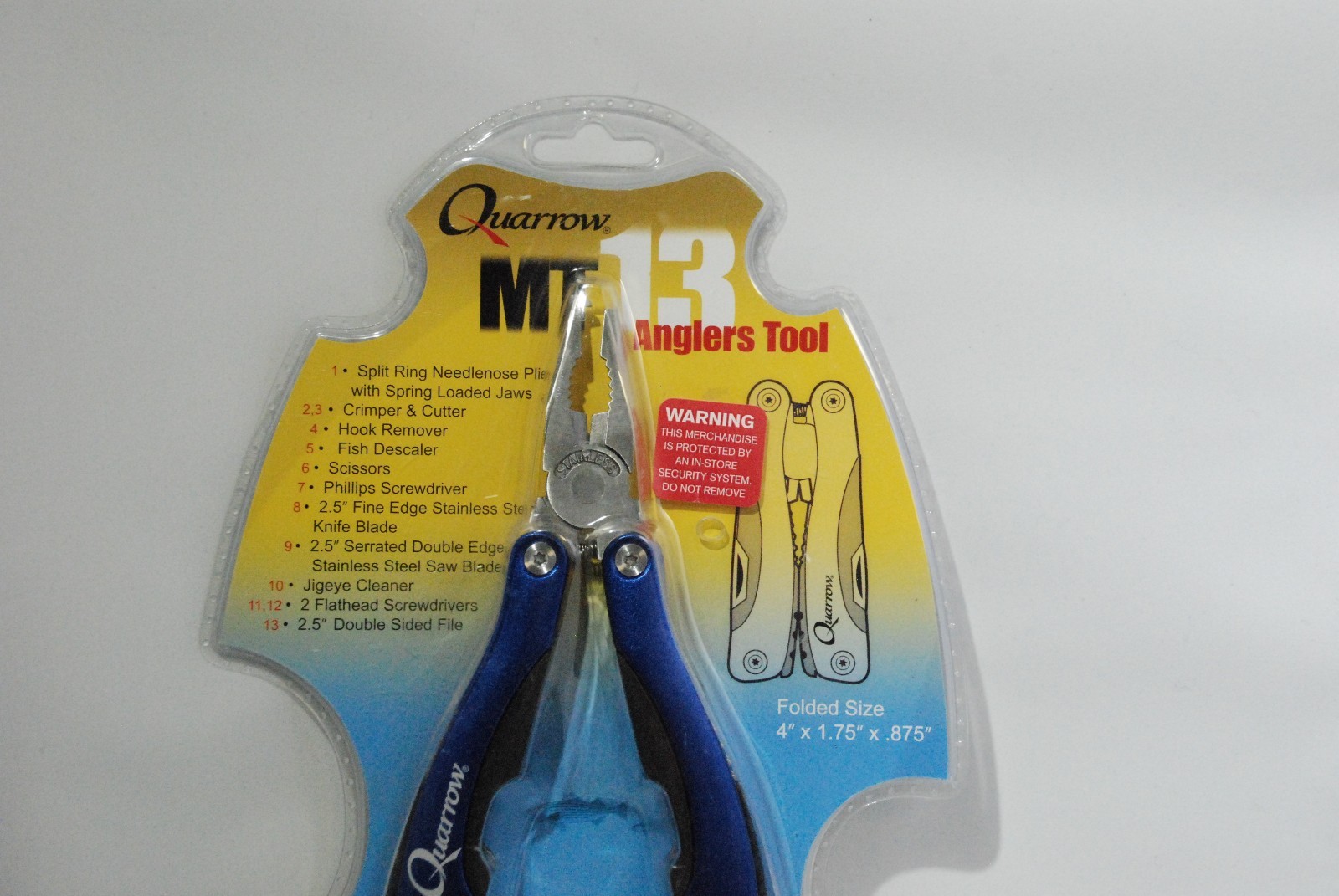 NEW – 5467 Quarrow MT13 Anglers Tool