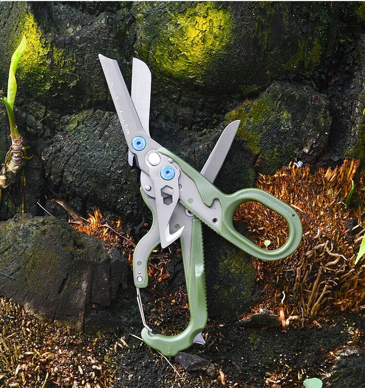 Carabiner Knife Combo Multitool Scissors Medical Function Multi Tool Purpose