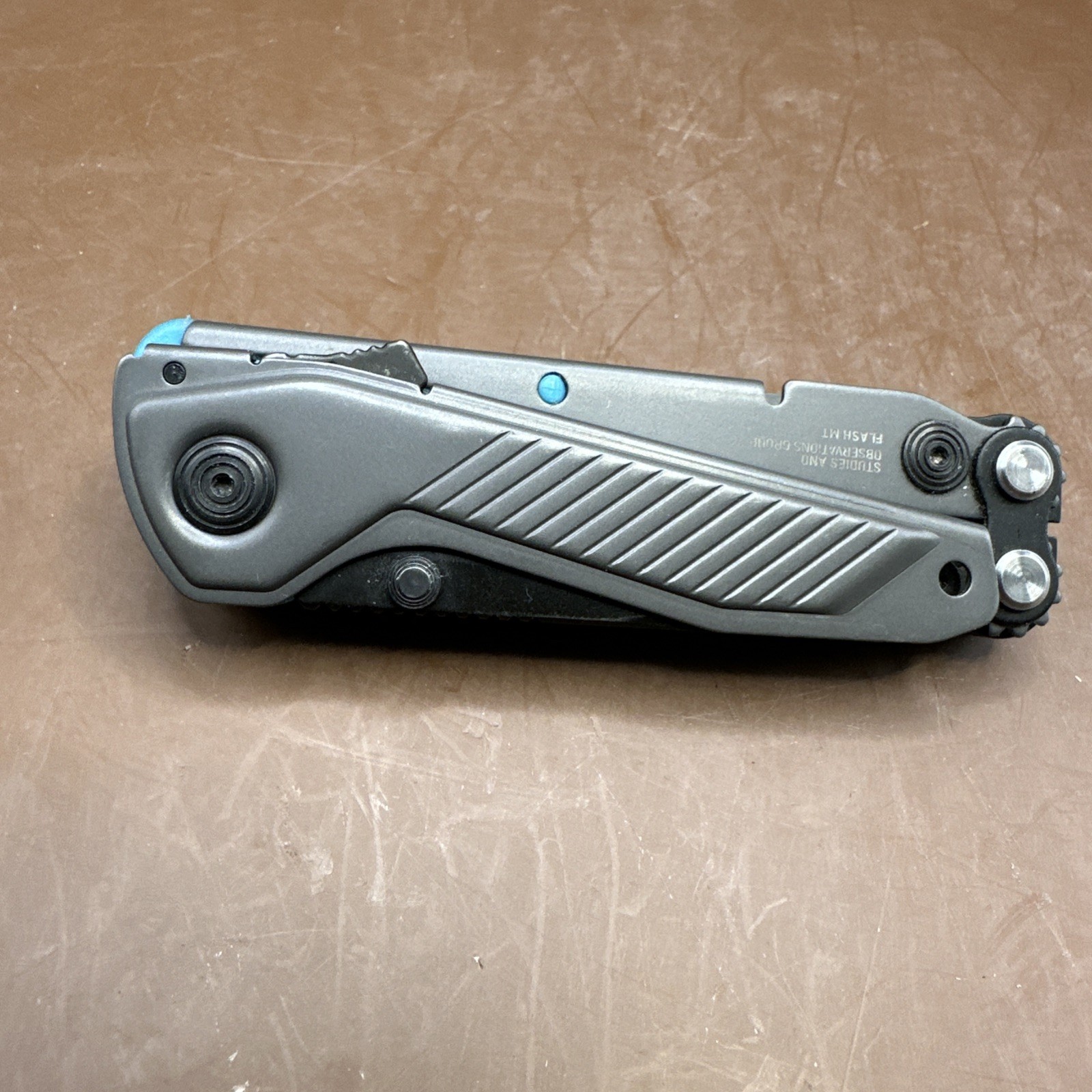 SOG Flash MT Multi-Tool Stainless Steel Housing! Urban Gray & Cyan!