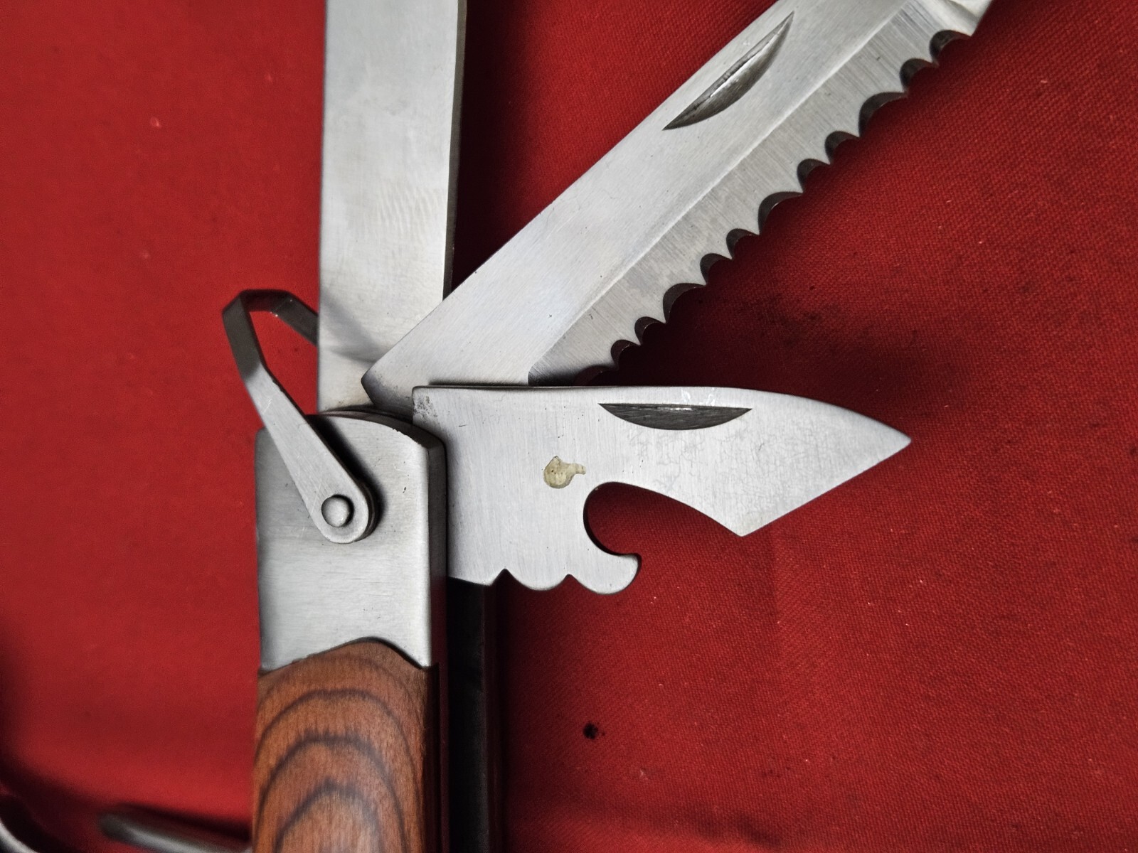 Vtg Sheffield Multi-Tool With Original Case Hammer Pliers Can Opener & More