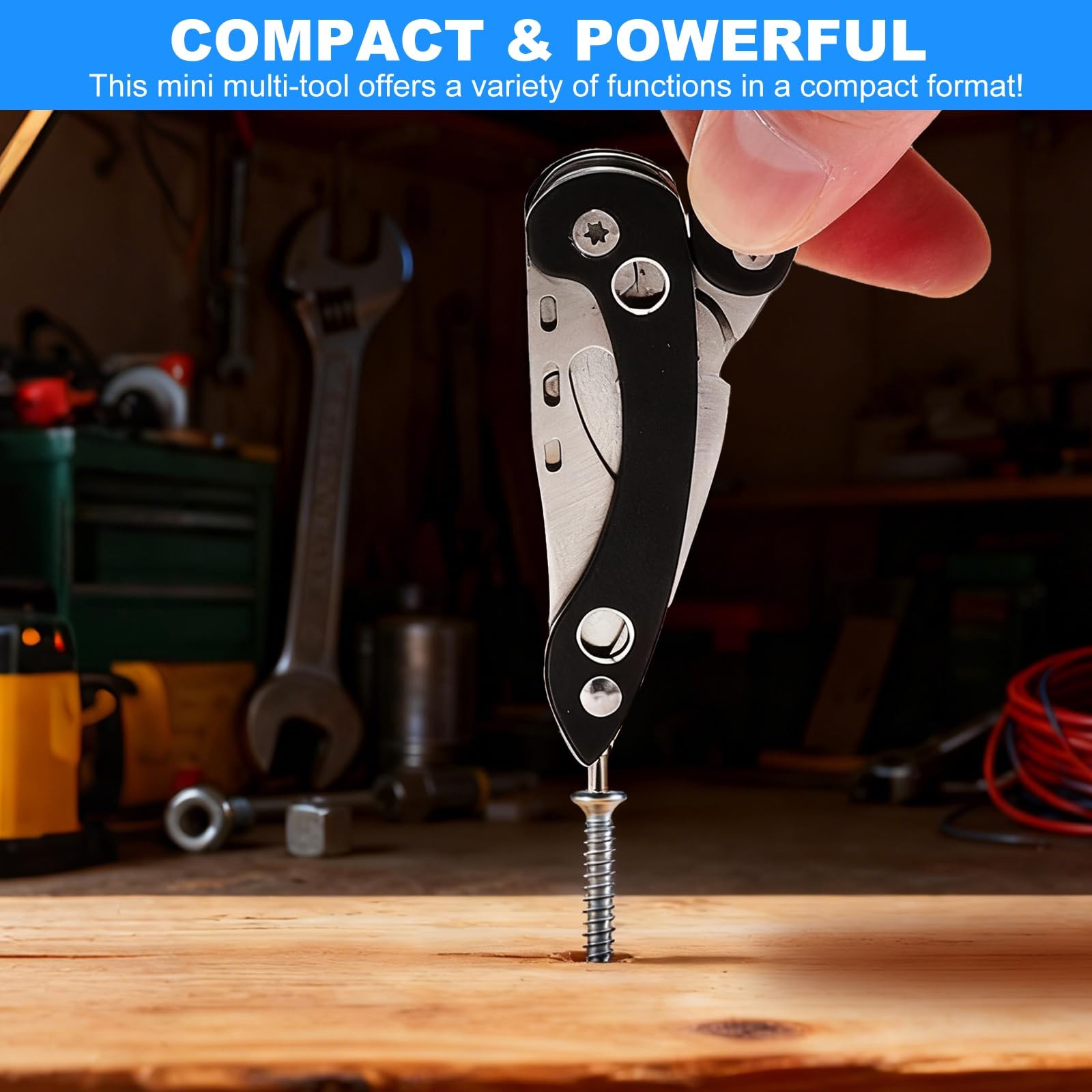 Multi Function Pliers, 9in1 Mini Multitool, Gifts for Men MultiTool with…