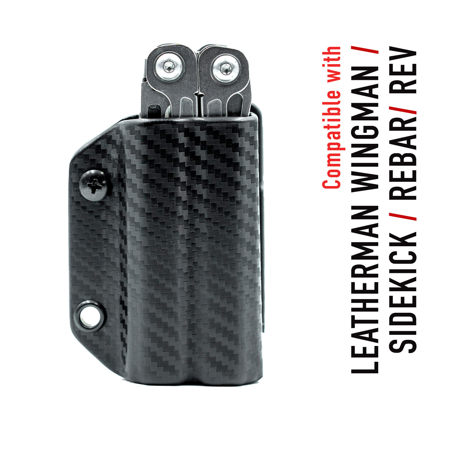 Kydex Multitool Sheath – Leatherman WINGMAN/SIDEKICK/REBAR/REV – USA MADE