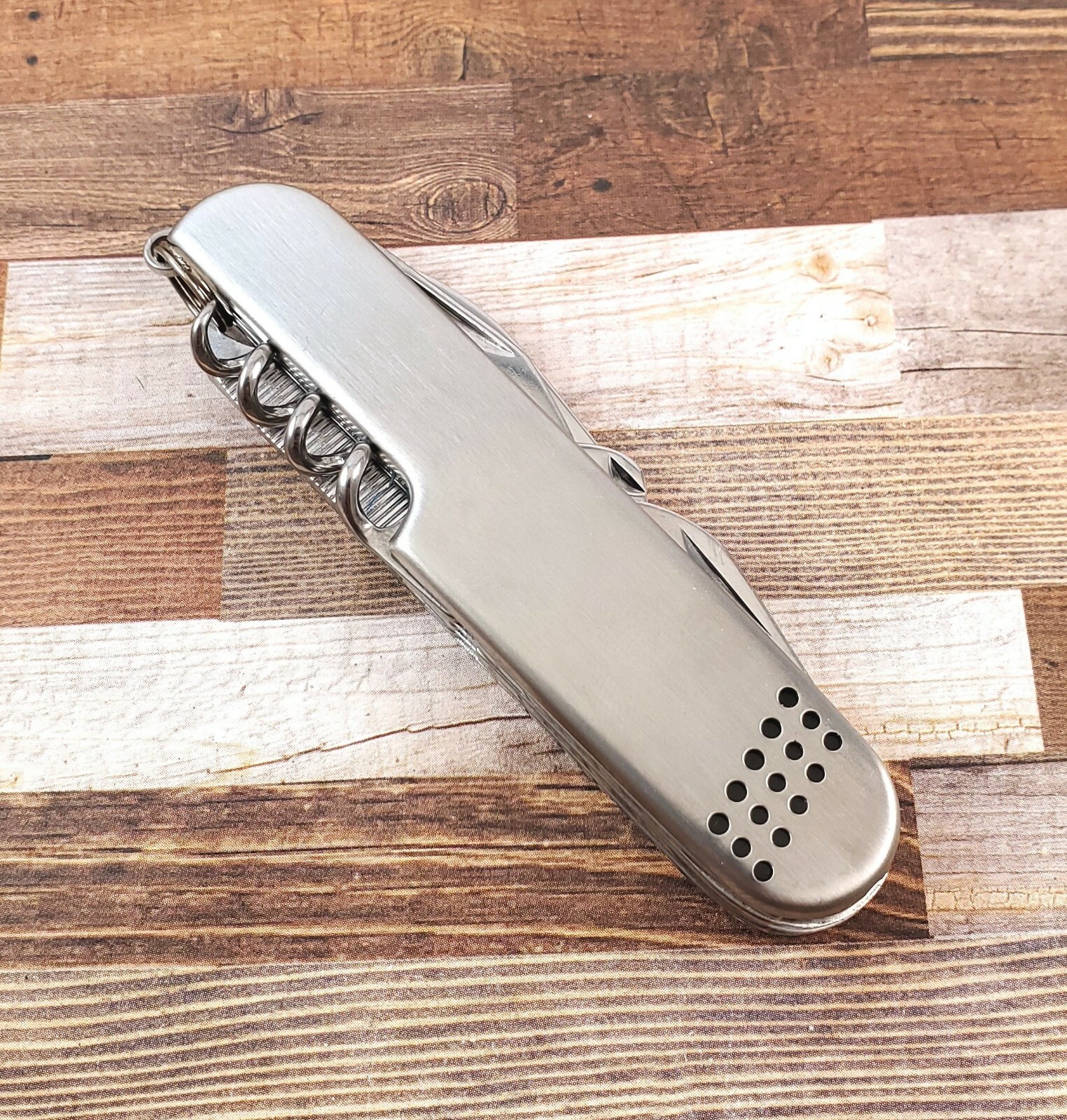 Multi-Tool Stainless Steel Pocket Knife with nylon Belt Holster