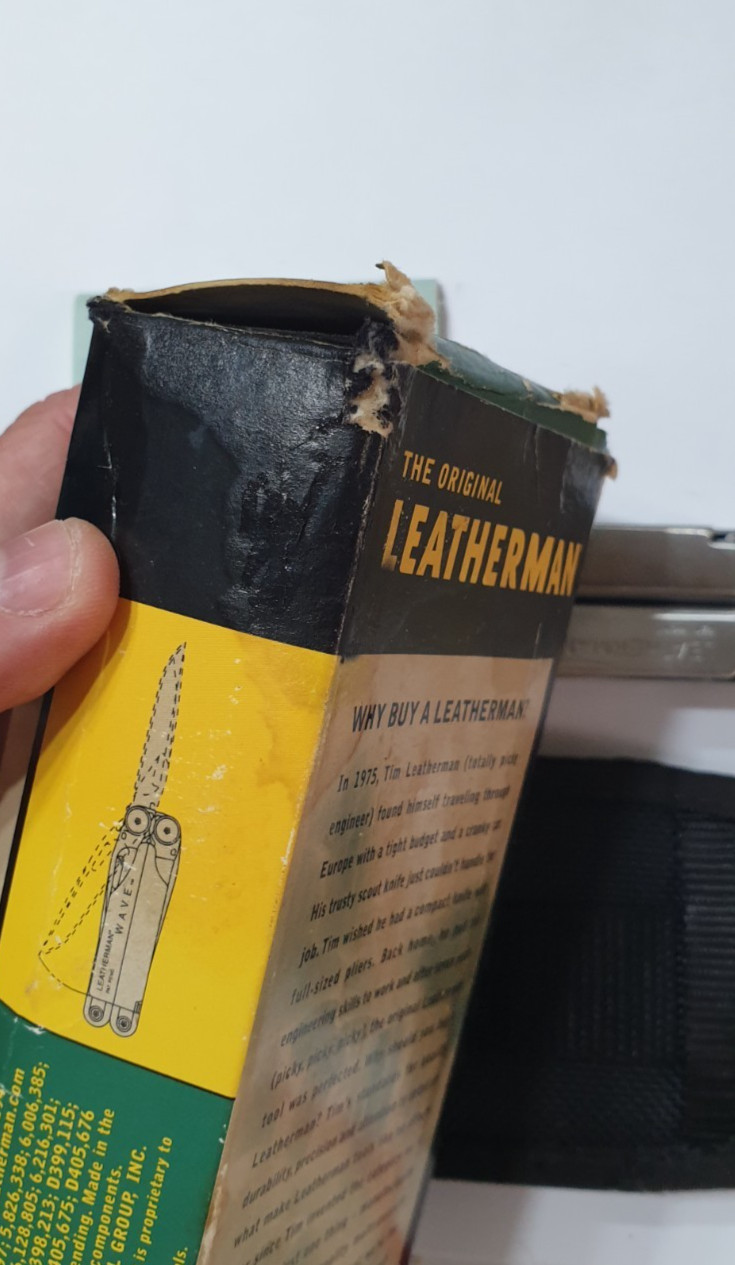🔥🔥 Leatherman Original Wave OG New Retired Very Rare Box Collectable Pat Pend
