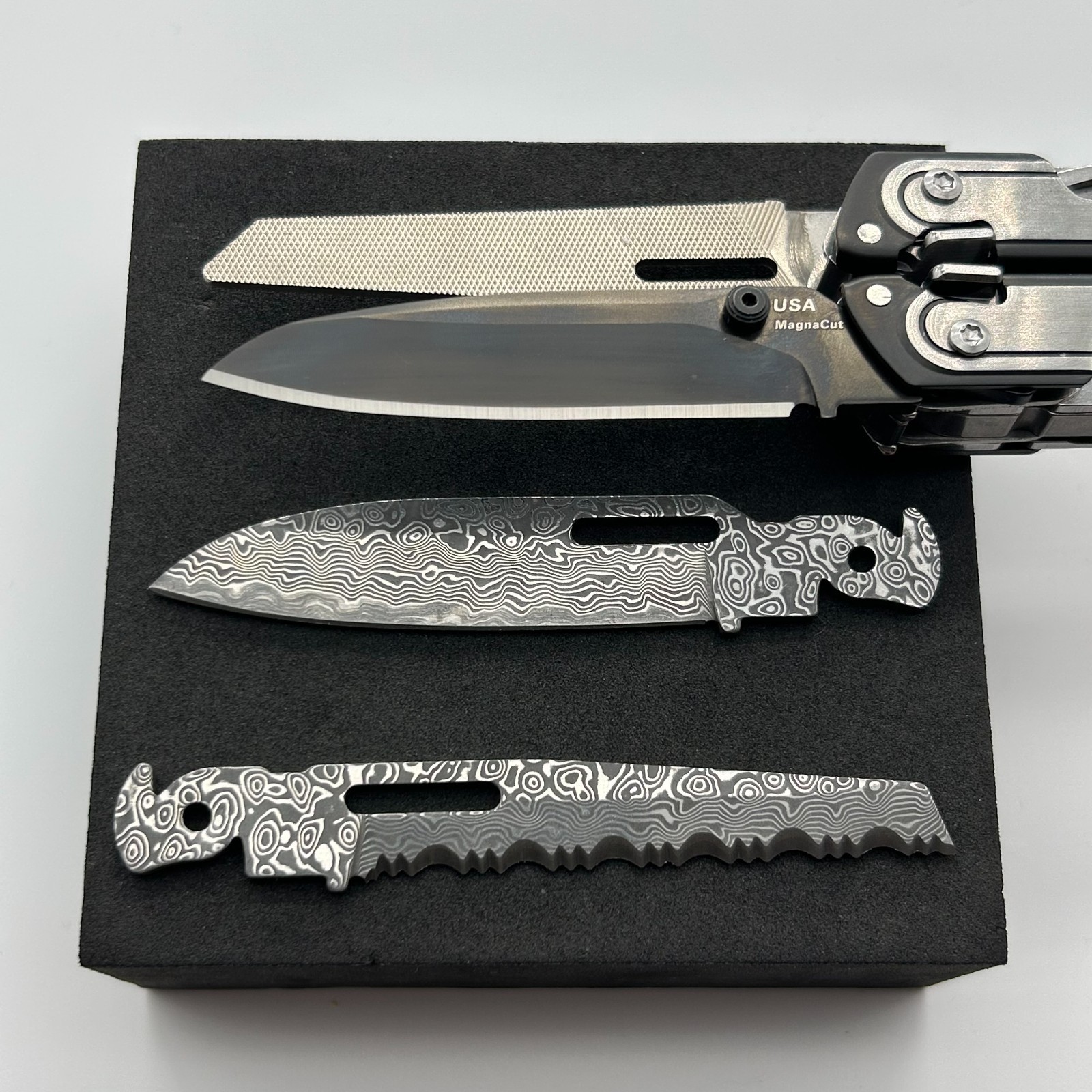[USA Stock] – VG10 Damascus Blade for ARC/FREE P2 P4, EDC Knife Upgrade