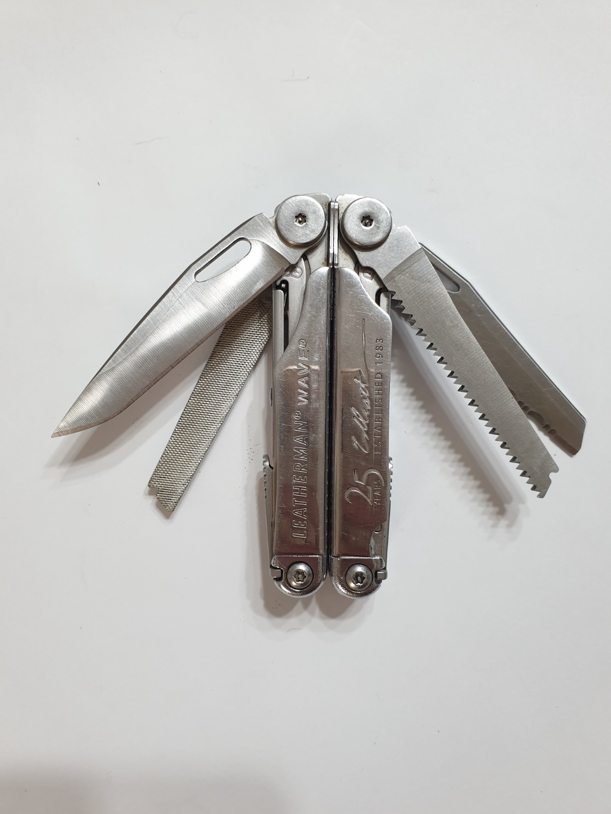 🔥🔥 Leatherman Wave 2008 35 Years Anniversary Rare Limited Polished Retired