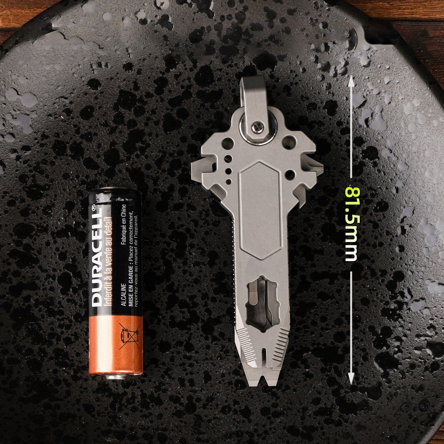 Titanium Alloy Mini Folding Utility Knife Keychain EDC Pocket Package Opener