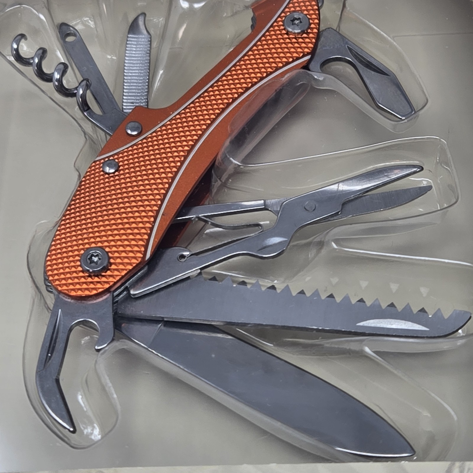 Reward Original Deluxe 10-in-1 Quick Deploy Multitool Camping Hunting Fishing