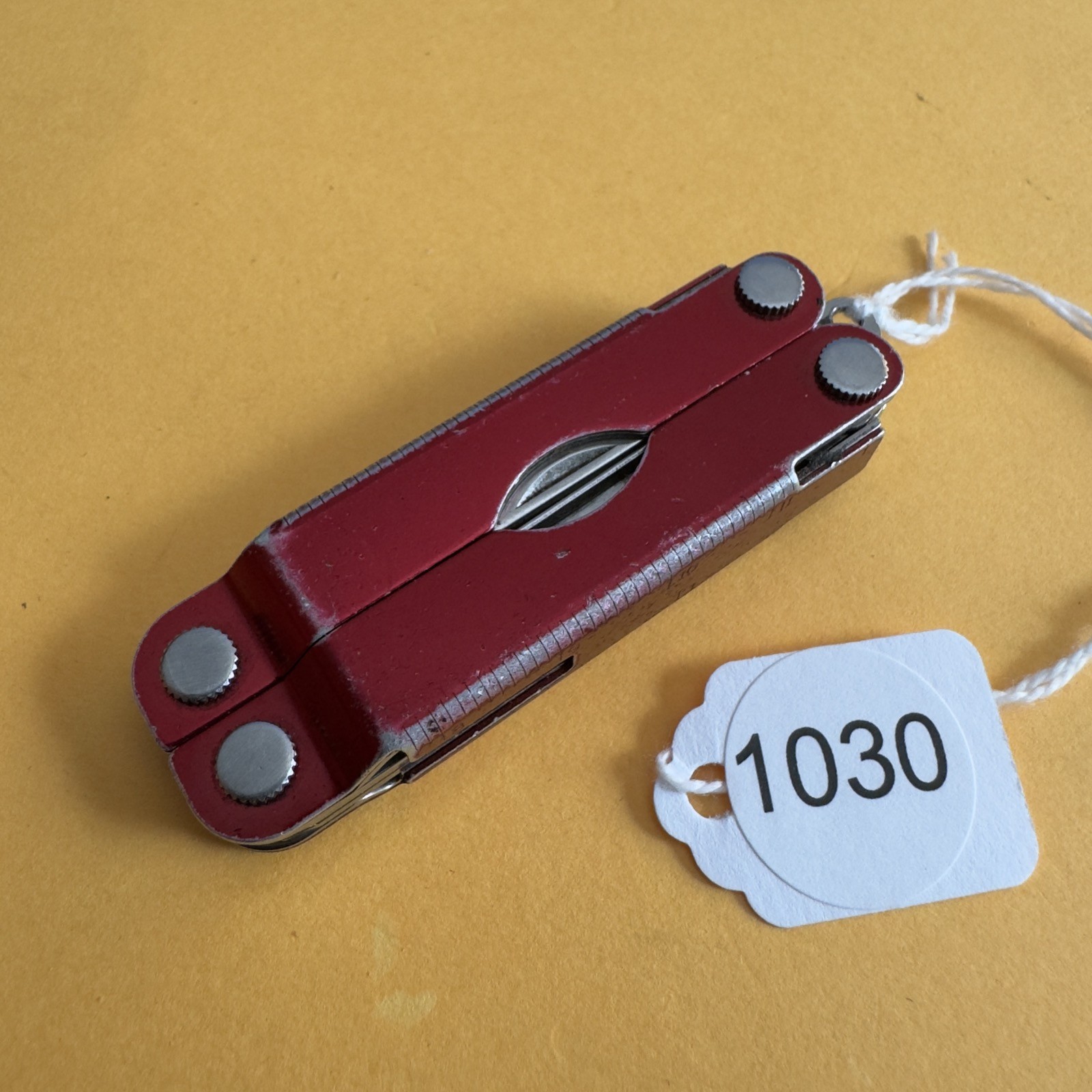 Leatherman Micra Multi Tool Pocket Knife Scissors Stainless Red EDC #1030