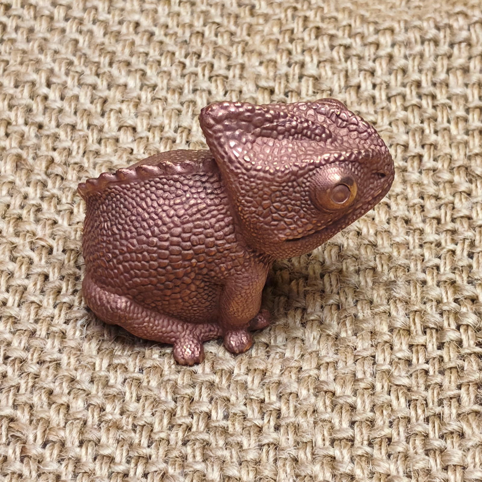 Bronze copper Lizard lacetid sculpture animal ornament Solid Artistic reptile