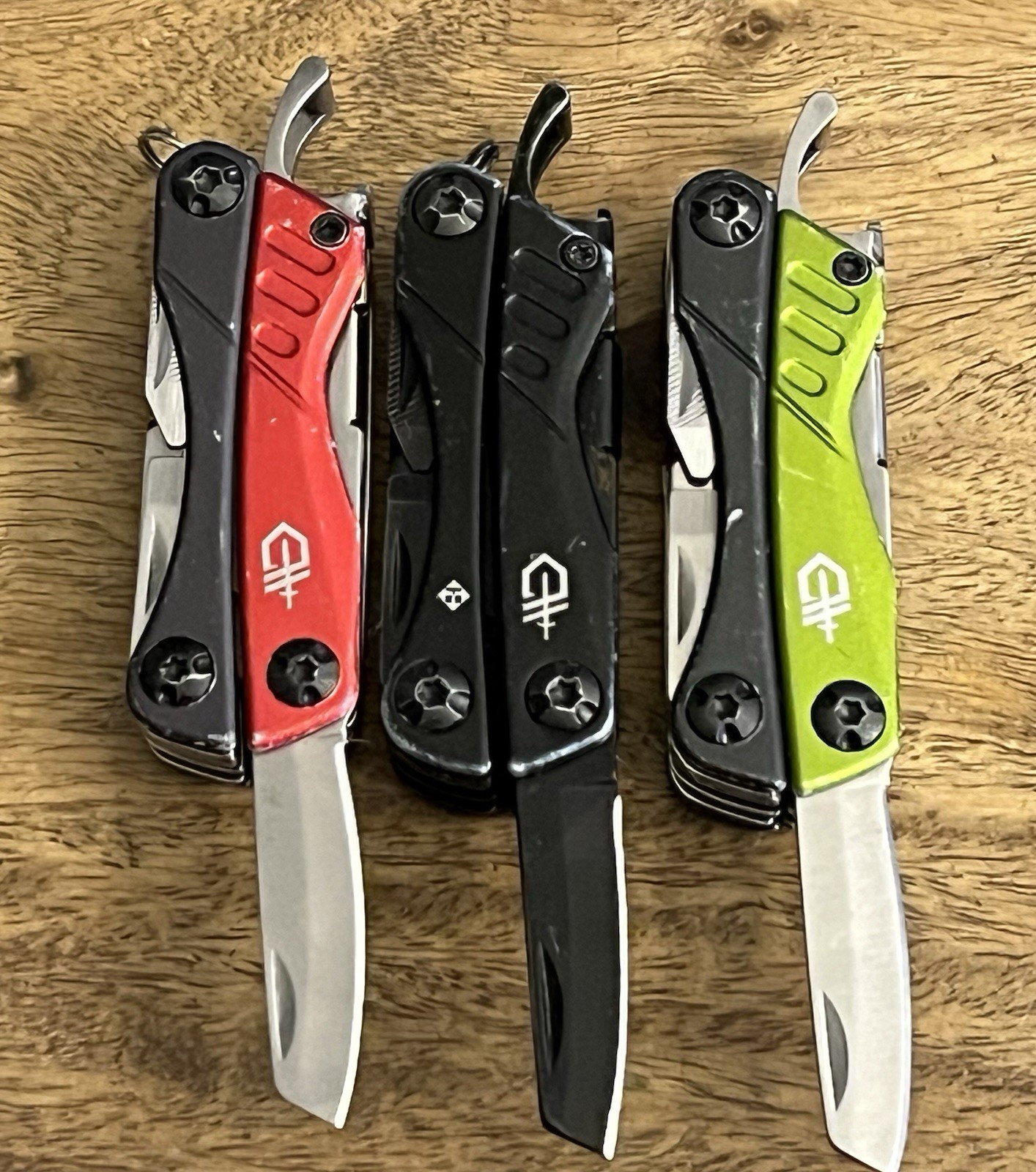 Gerber Dime Mini Multi-Tool Knife Pliers Scissors Driver SUPER Nice! Lot Of 3
