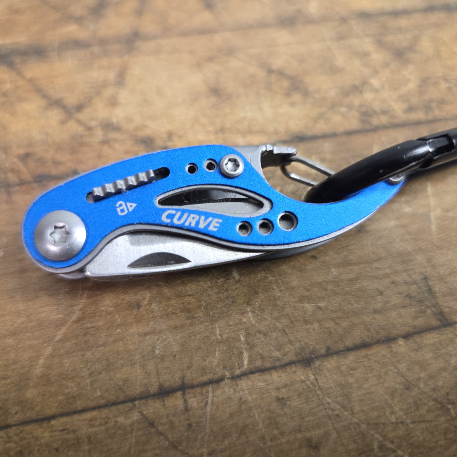 Gerber CURVE 15805161 Blue Mini Multi Tool Knife,Opener Bottle,screwdriver