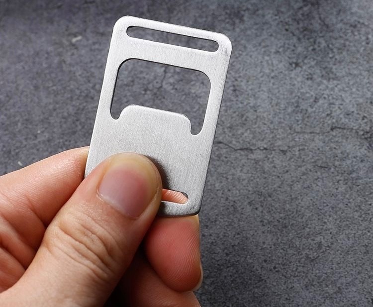 2-Pack Professional Aluminum Bottle Opener – Heavy Duty Metal EDC Keychain Tool