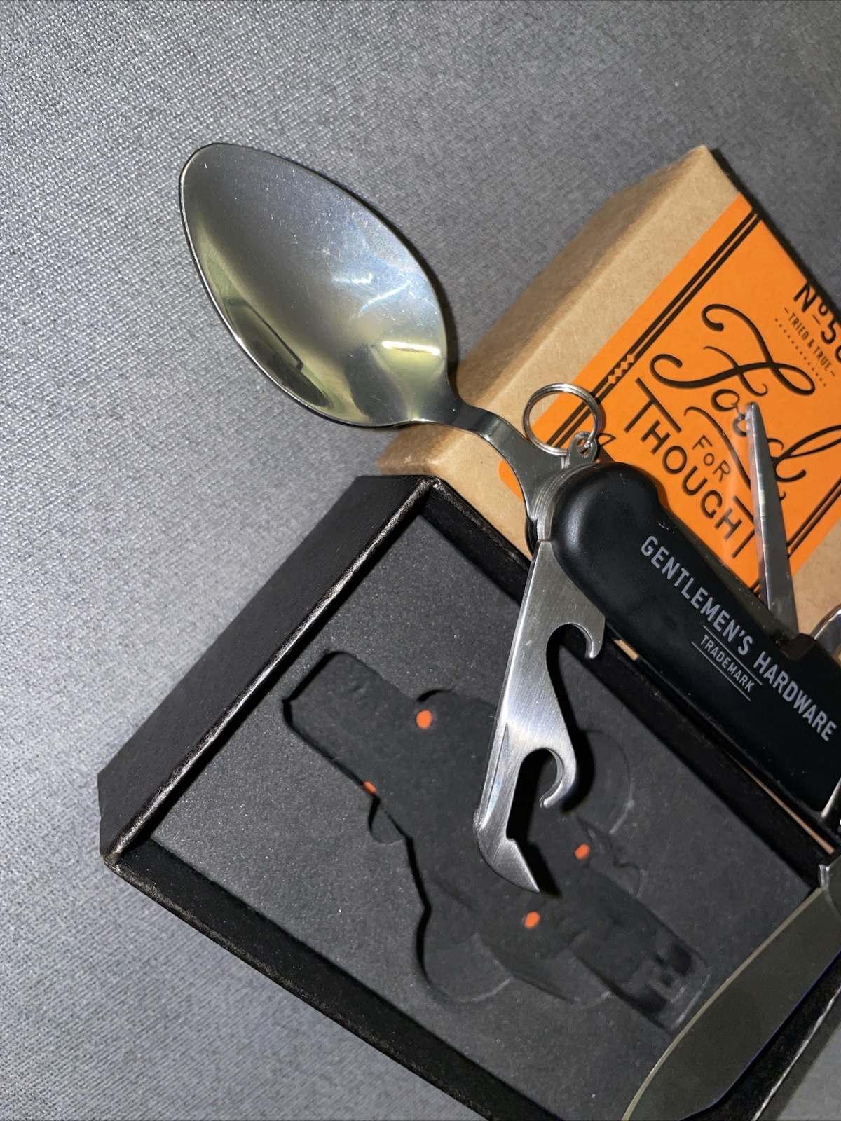 Gentlemen’s Hardware 6in1 Camping Cutlery Tool Food for Thought No 5 knife fork